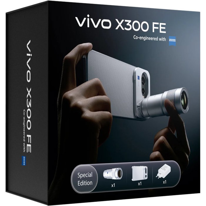 Vivo X300 FE 512GB 12GB RAM Negro 5G con Extensor Teleobjetivo